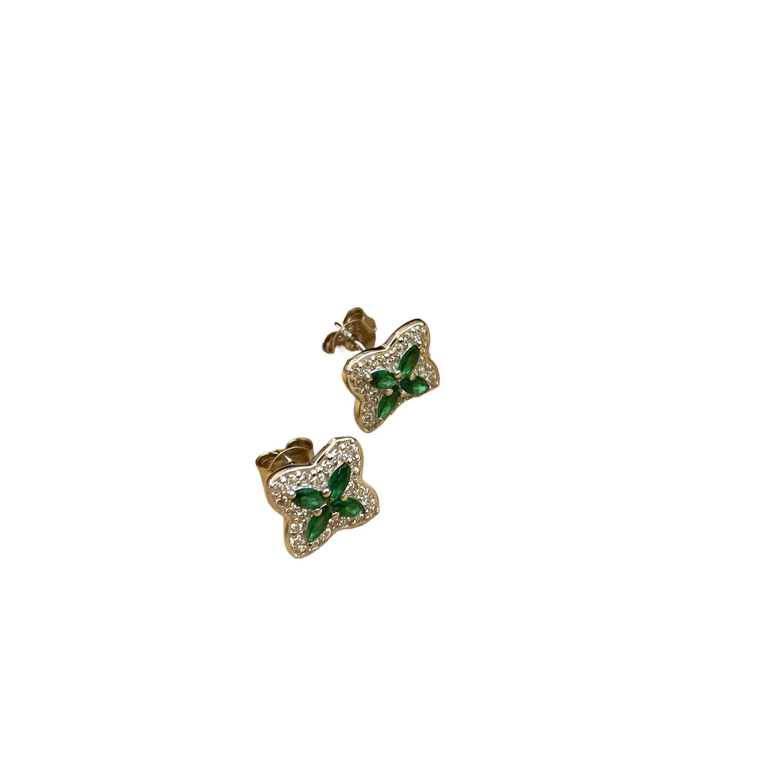Wholesale  Four-leaf Clover Earrings  Sterling Silver Earrings