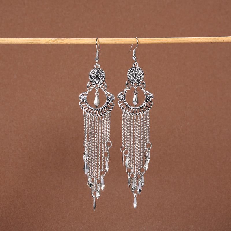 Wholesale Vintage Earrings Bohemian Long Tassel Earrings ACC-ES-Gumi003
