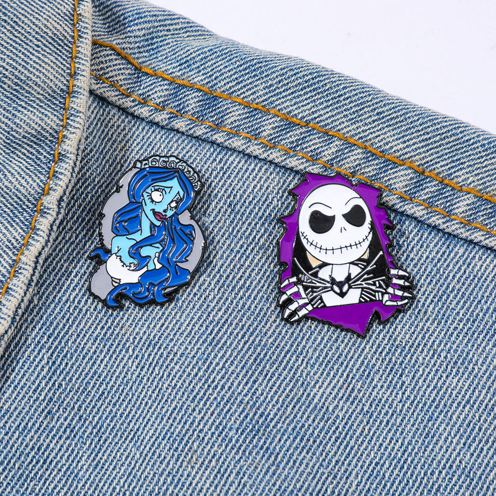 Wholesale Halloween cute cartoon metal brooch