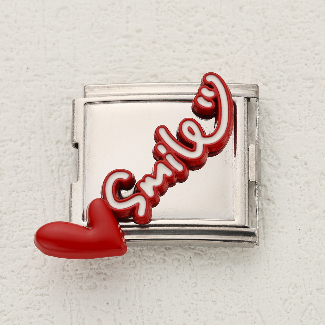 Wholesale Italian Charm Bracelet 20mm DIY Splicing Cute Cartoon Letters Stainless Steel Composable Bracelet