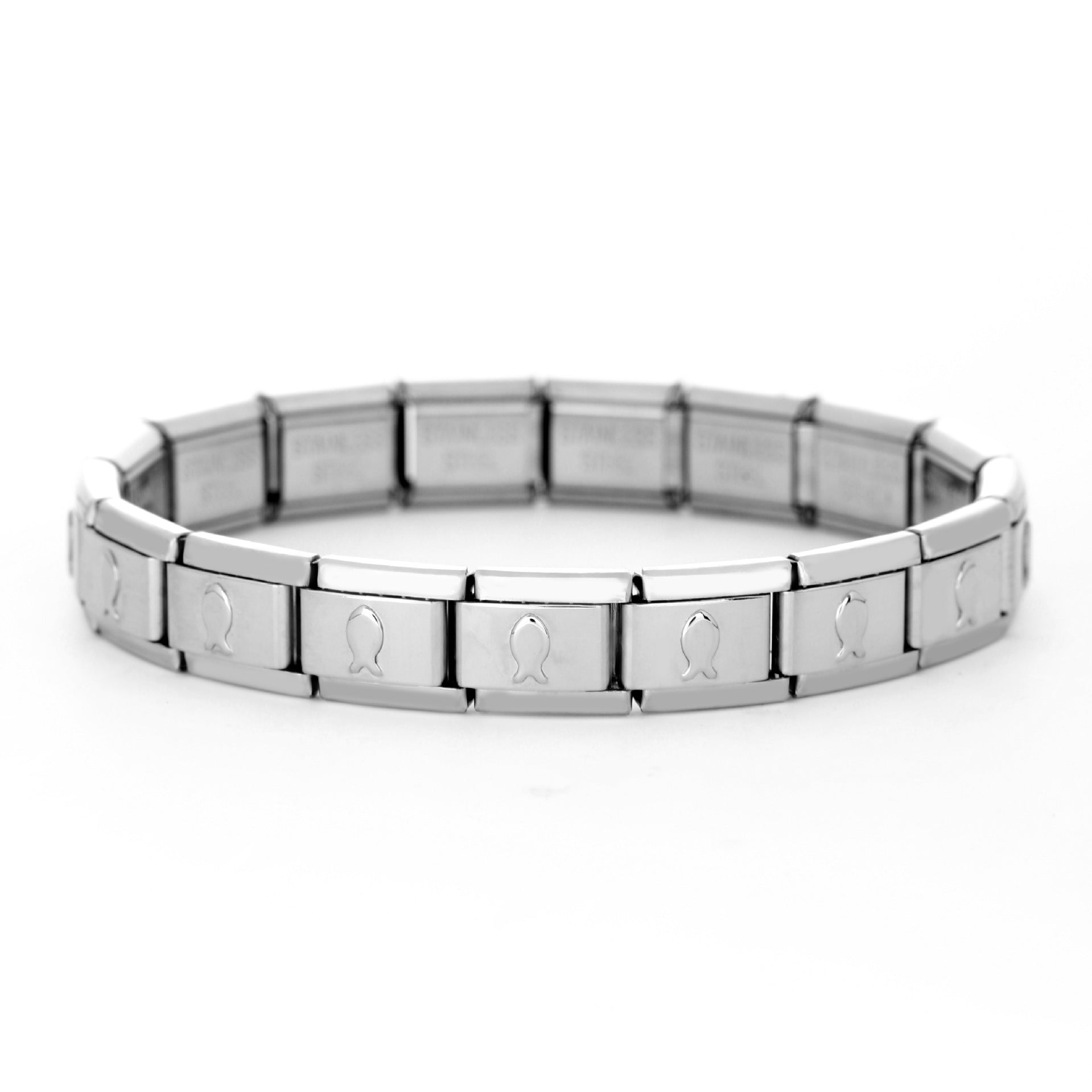 Wholesale Italian Charm Bracelet 9mm DIY Spliced Removable Stainless Steel Cute Animal Composable Bracelet ACC-BT-XY024