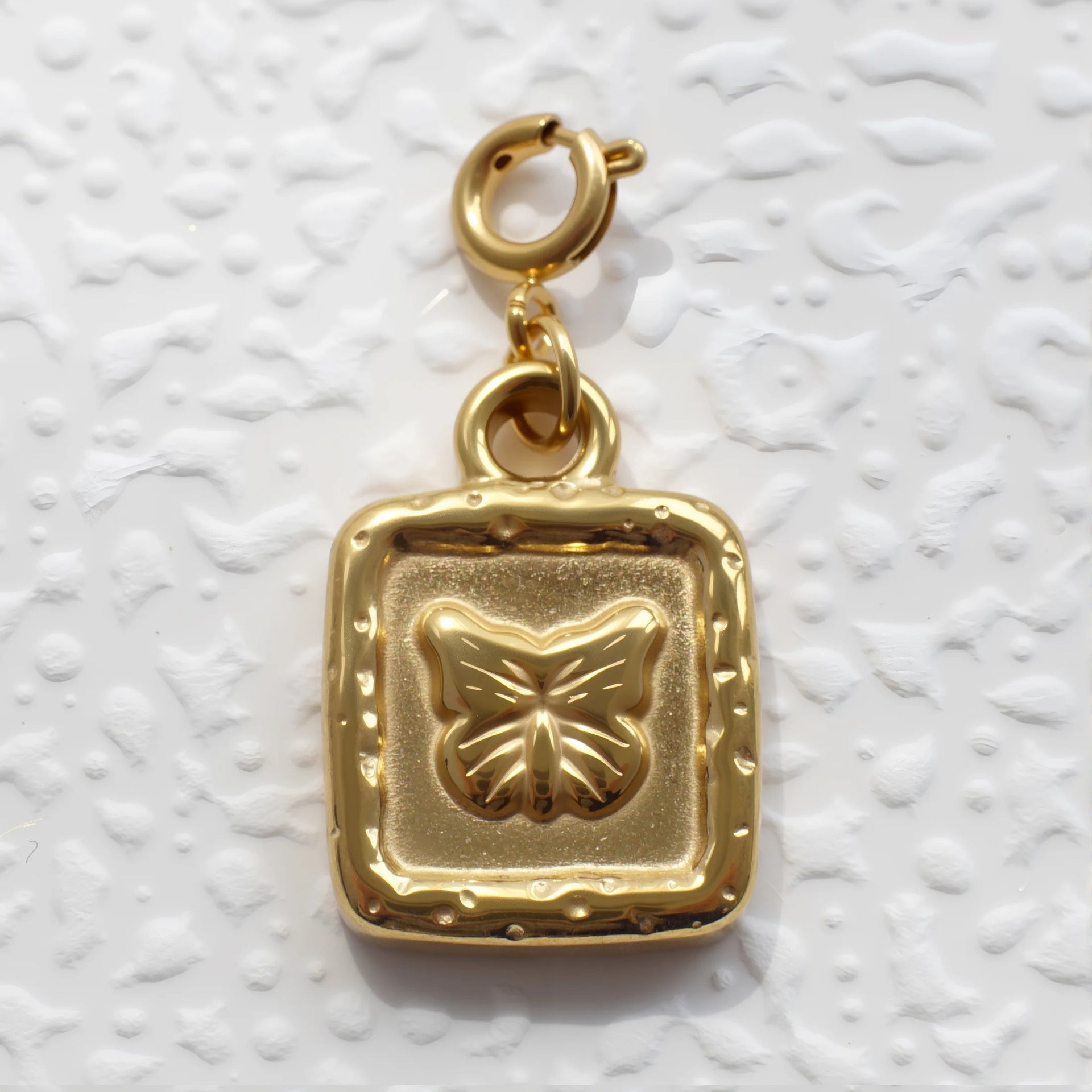 Wholesale 5pcs/ pack Love Star Butterfly Versatile Stainless Steel Electroplated 18K Gold Pendant Pendant DIY Necklace Bracelet Jewelry Accessories