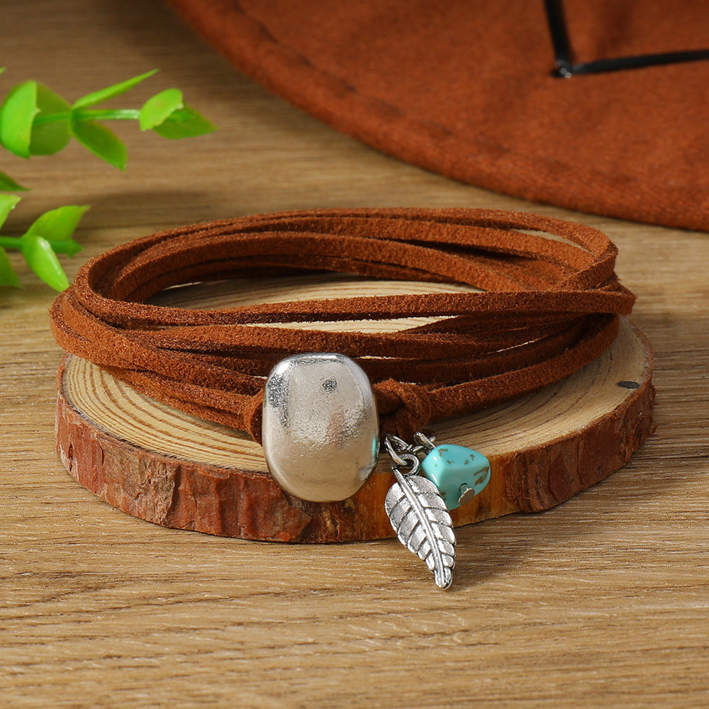 Wholesale Alloy Turquoise Vintage Necklace