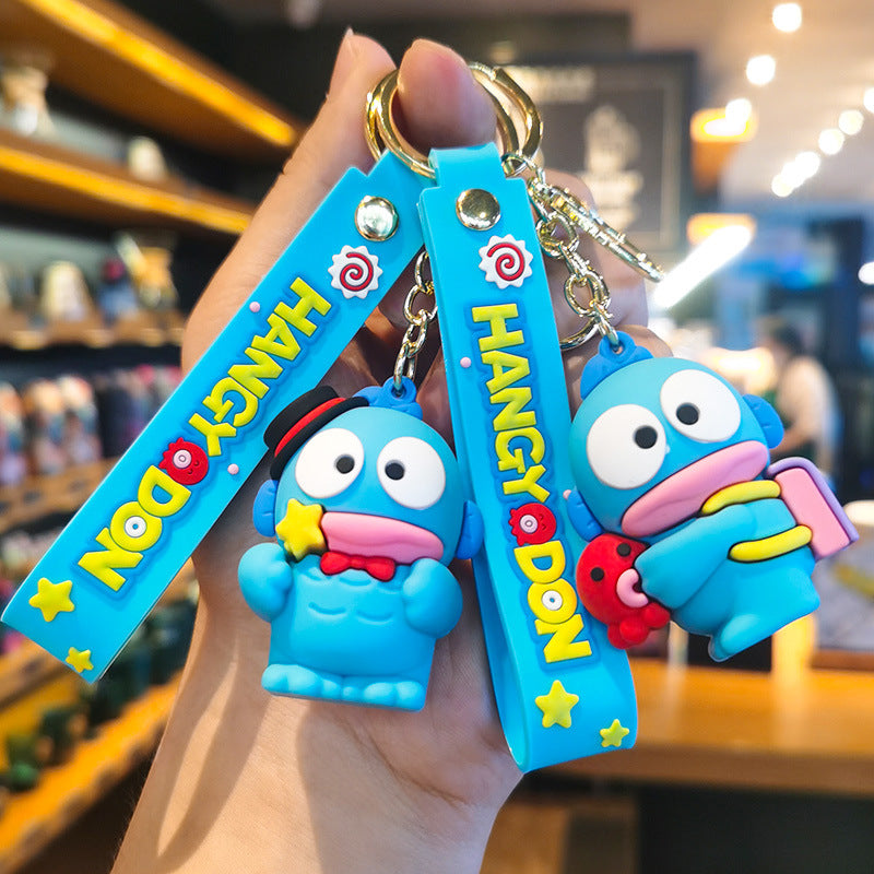 Wholesale Cartoon Cute Silicone Keychains ACCVIP-KC-FanChe002