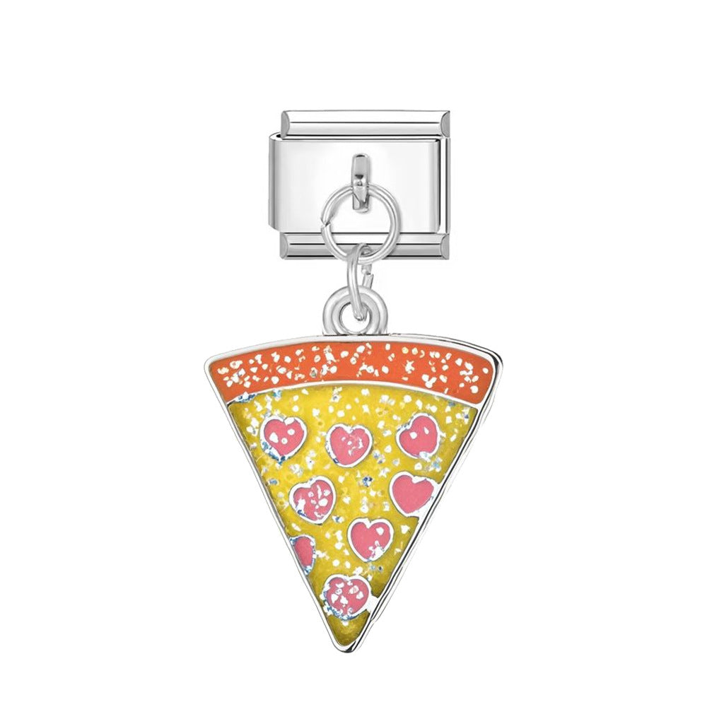 Wholesale Italian Charm Bracelet 9mm DIY Single Hook  Creative Stainless Steel Composable Bracelet