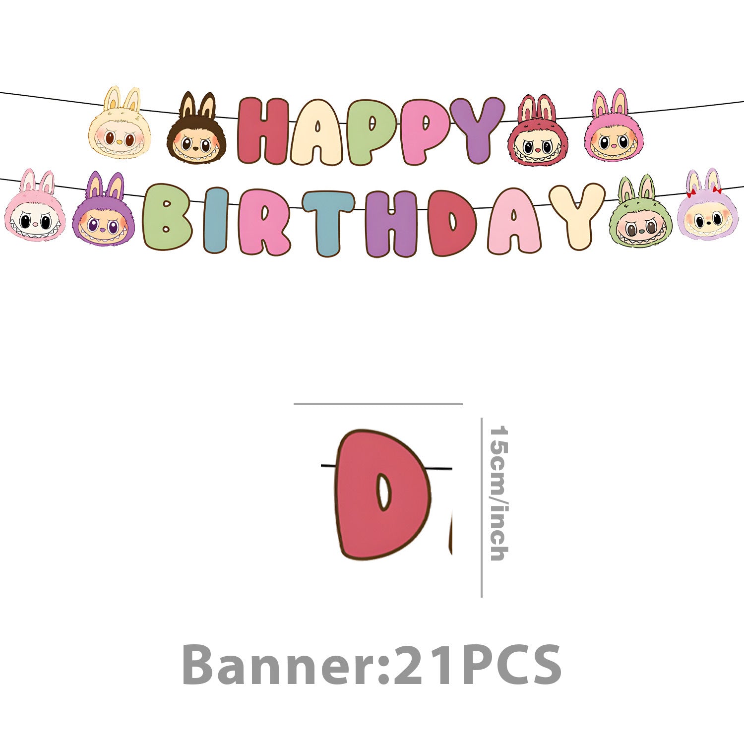Wholesale Doll theme party festive atmosphere pull flag banner