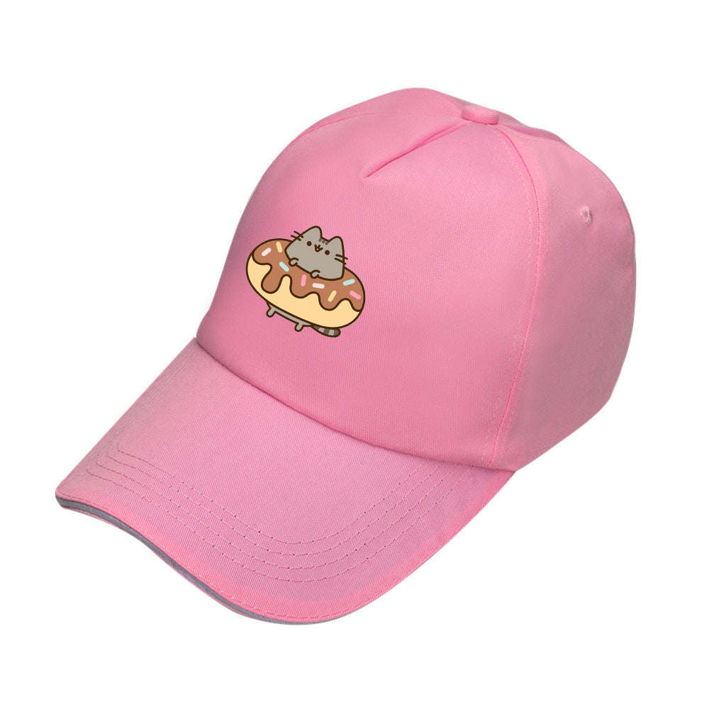 Wholesale three color peaked cap cute baseball cap
