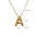 Wholesale  high-grade clavicle chain birthday balloon smooth 26 letters stainless steel necklace