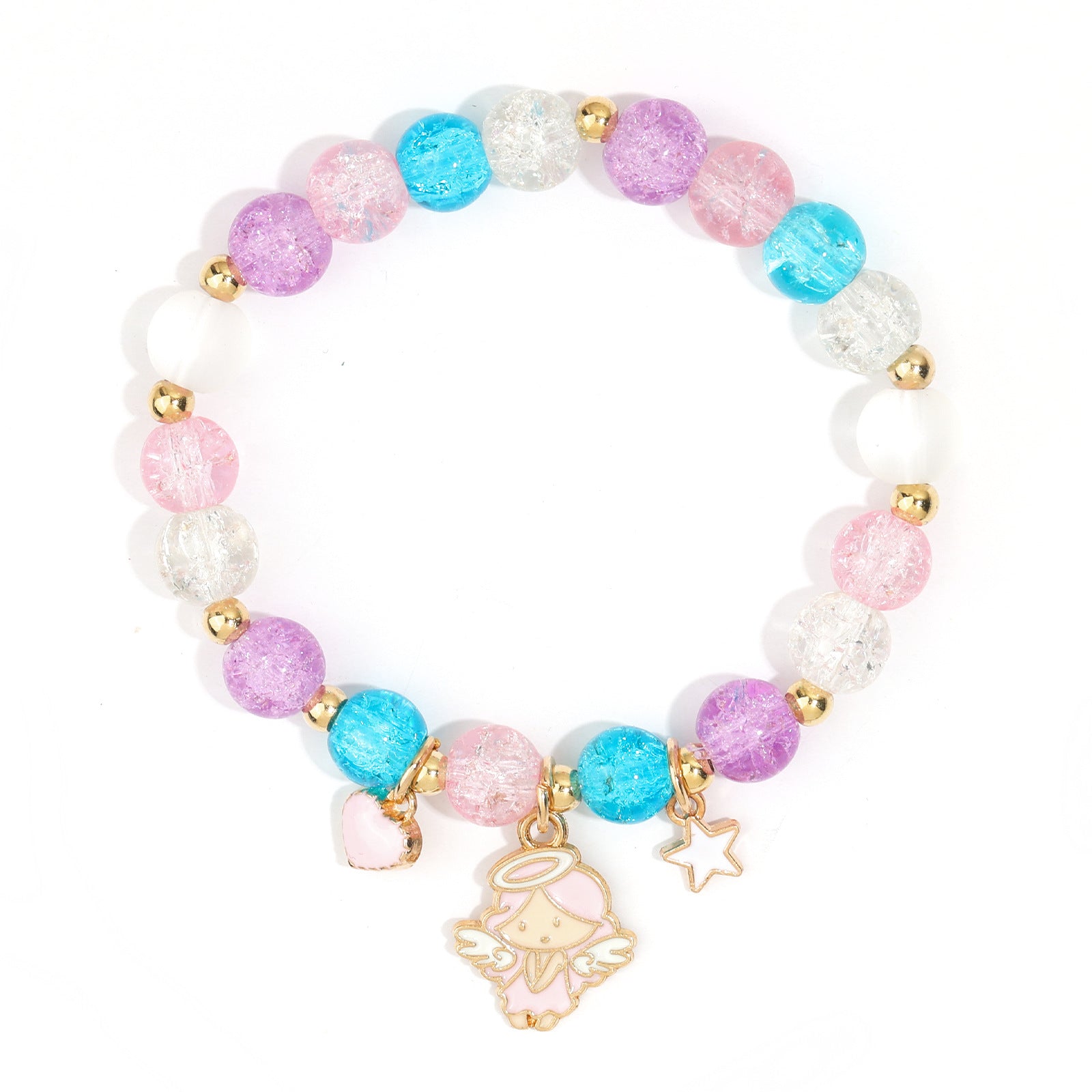 Wholesale Purple Split Beads Bracelet