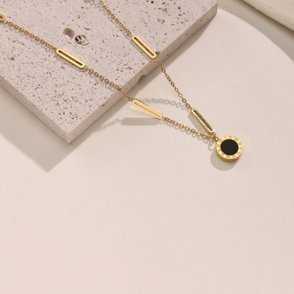 Wholesale Stainless Steel Star and Heart Necklace