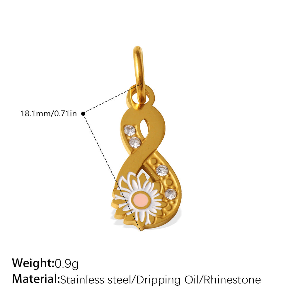 Wholesale plant series dripping  Charms for Jewelry