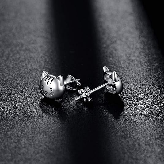 Wholesale  cute cat animal earrings