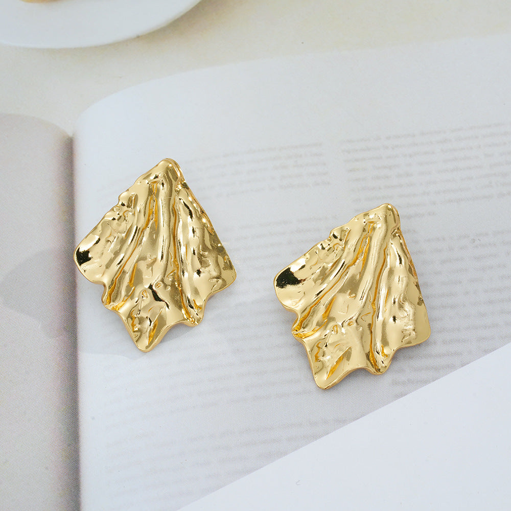 Wholesale Chic Flower and Butterfly Design Titanium Steel Earrings Fashion Jewelry Accessory for Party Wear