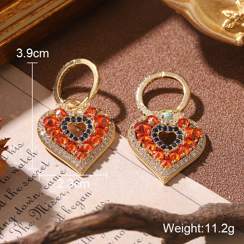 Wholesale  Retro Style Sweet Flower Versatile Earrings