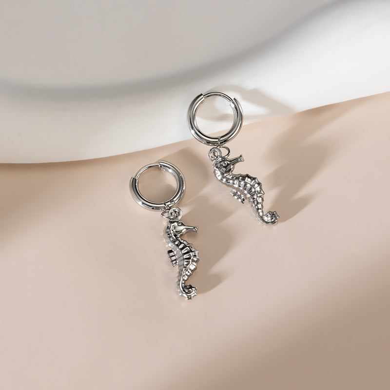 Wholesale Electroplated Stainless Steel Shell Earrings - Boutique Resale Jewelry