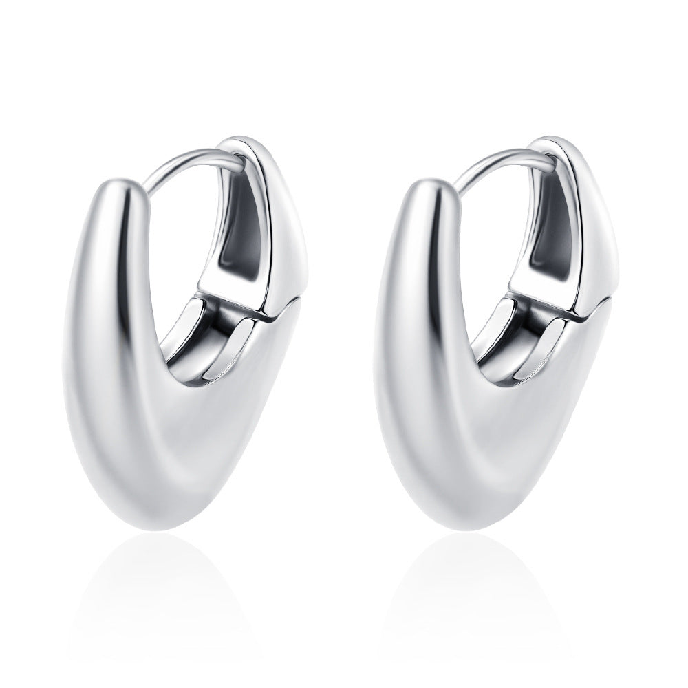 Wholesale Stainless steel geometric earrings