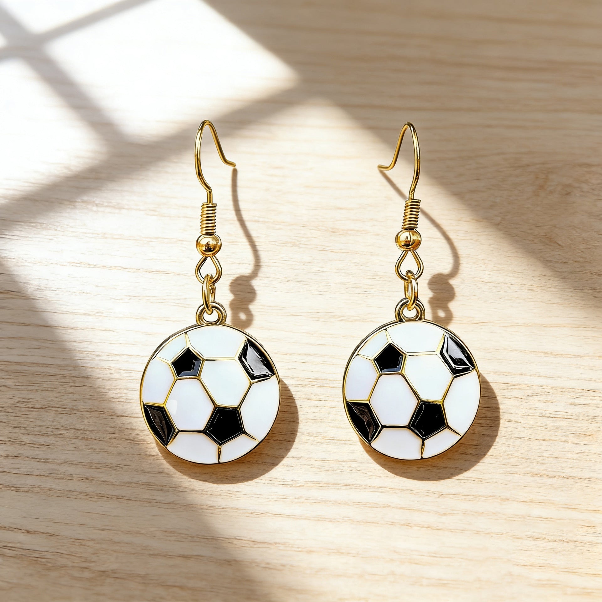 Wholesale Sports-Style Ball Earrings Soccer Basketball and Baseball Decorative Jewelry