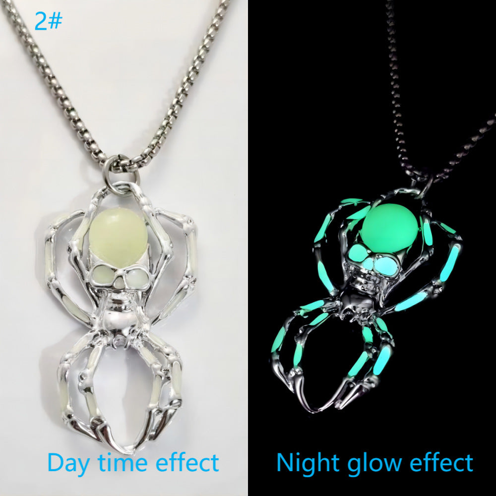 Wholesale Stainless Steel  Skull  Luminous Men' s Pendant