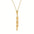 Wholesale  Crystal Stone Net Bag Woven Metal Women's Necklace Bamboo Chain