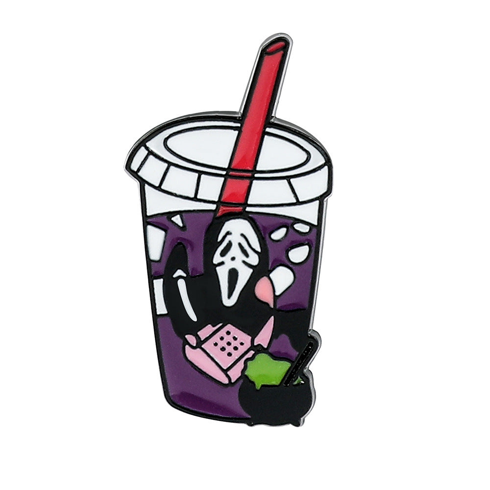 Wholesale  5pcs Scream Series  Metal Brooch