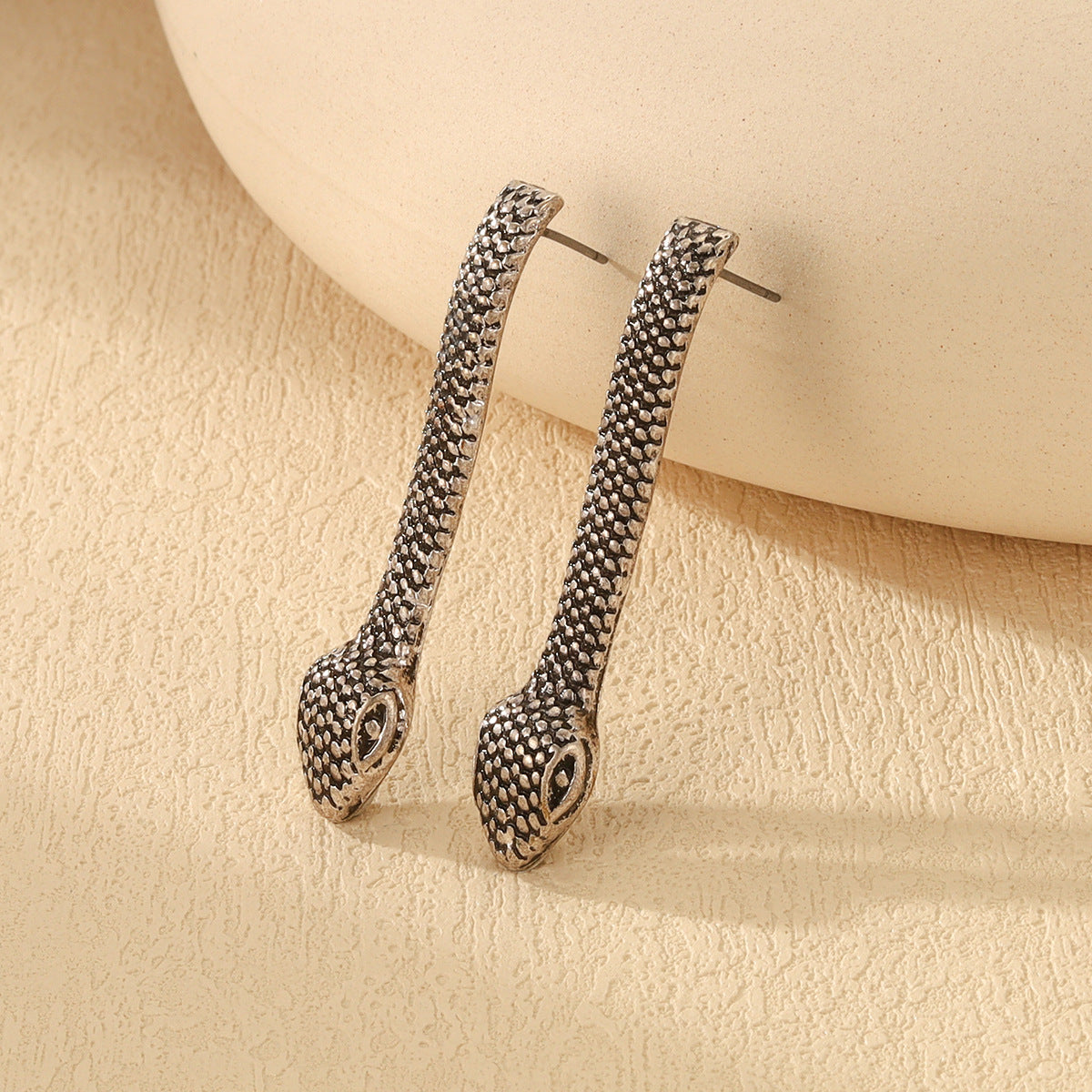 Wholesale  Collar Skull Bones  Snake Gothic Retro Earrings