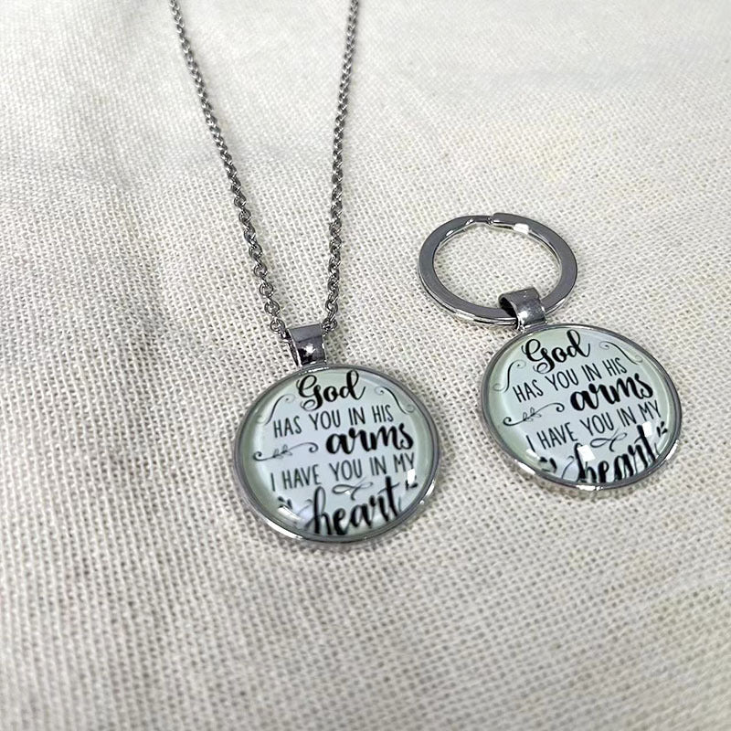 Wholesale Stainless Steel Necklace Graduation Gift Necklace Keychain ACC-NE-Yima001