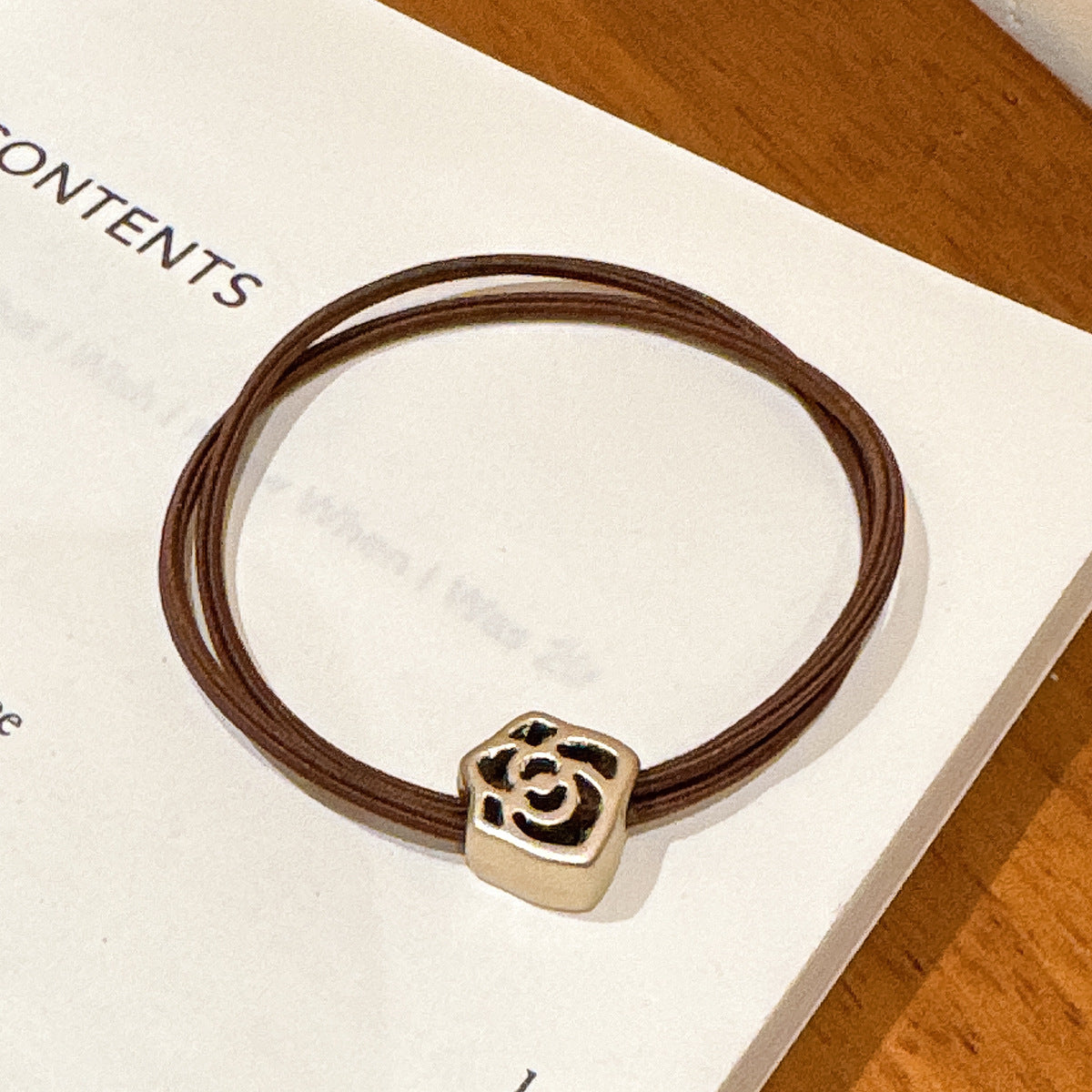 Wholesale 10pcs Simple Headband Small Rubber Band Durable Hair Tie Hair Scrunchies Bow Heart ACC-HS-Huidi005