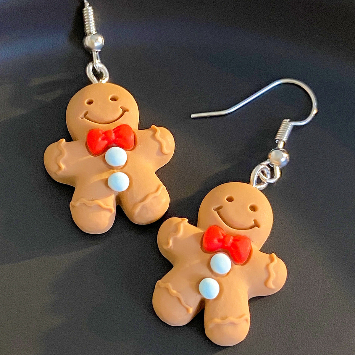 Wholesale Funny Donut Earrings Set For Women White Plastic Resin Party Gift Boutique Resale