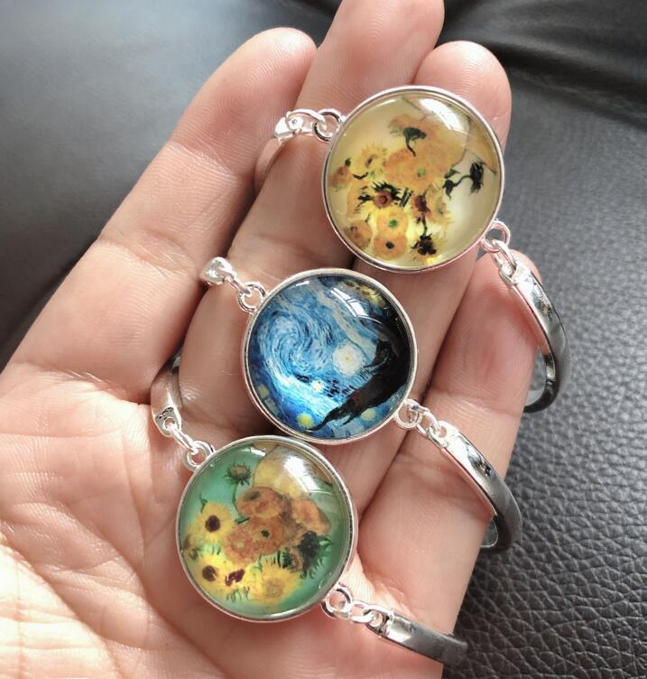 Wholesale Electroplated Alloy Starry Night Bracelet,  Geometric Tourist Memorial Gift,  Stylish Fashion Jewelry Accessory for Boutique Resale