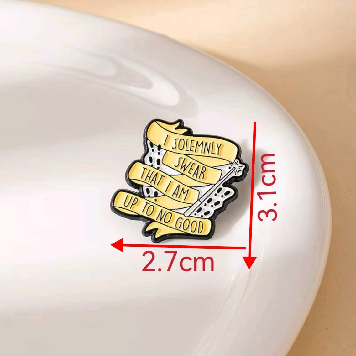 Wholesale Cartoon alloy personalized English letter design creative backpack decoration drip badge ornament