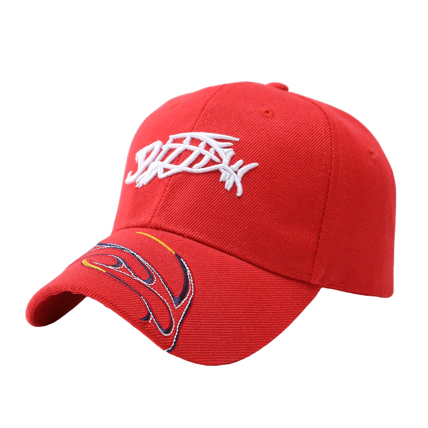Wholesale Trendy Eagle Embroidery Baseball Cap Sun Protection Adjustable Casual Hat for Men Women