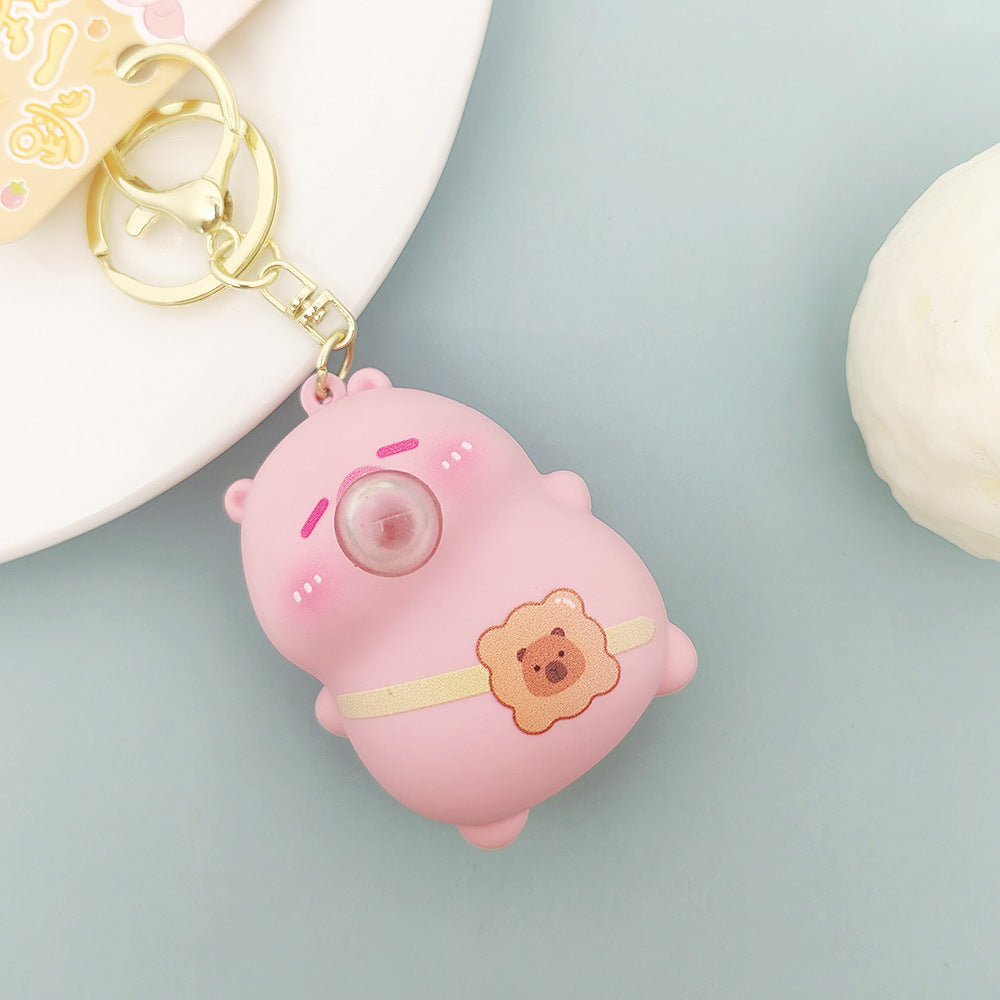 Wholesale Piggy Bubble Blowing and Squeezing Keychain ACC-KC-RongX001