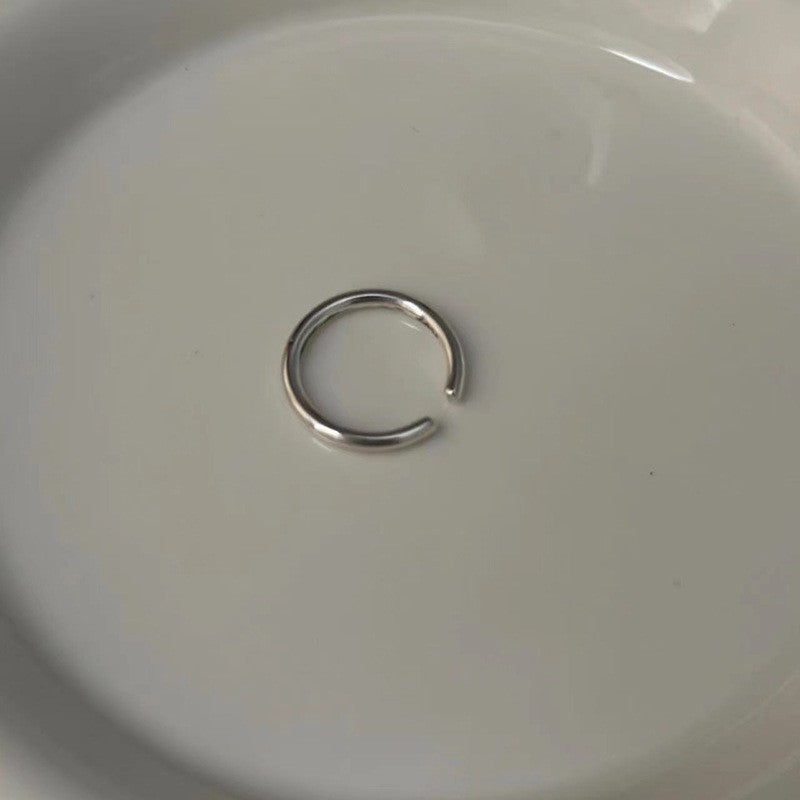 Wholesale Plain Circle Cream Flower Ring Retro Open Adjustable Ring ACC-RS-YaoFeng013