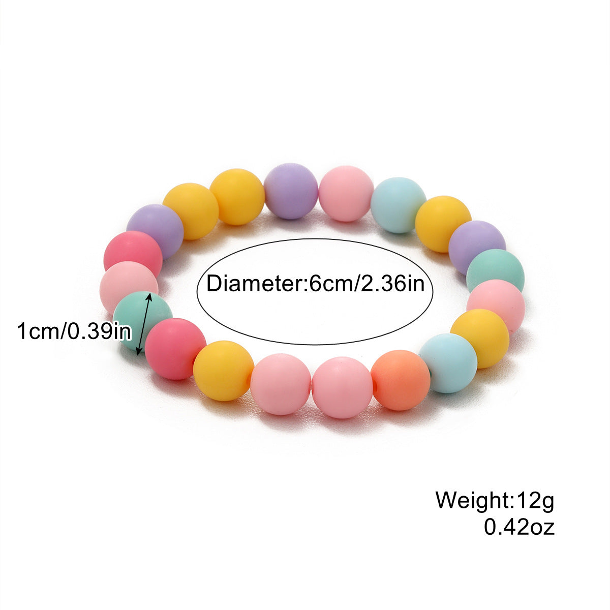 Wholesale Cartoon Dopamine Style Malone Stacked Hand Beaded Bracelet suit
