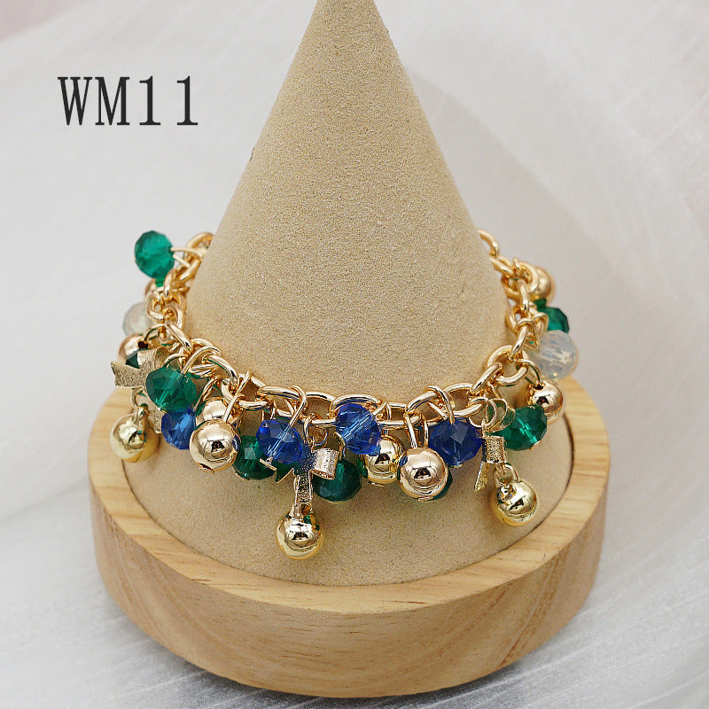 Wholesale Bohemian Heart Flower Multi-Layer Beaded Bracelet Jewelry Accessory for Boutique Resale