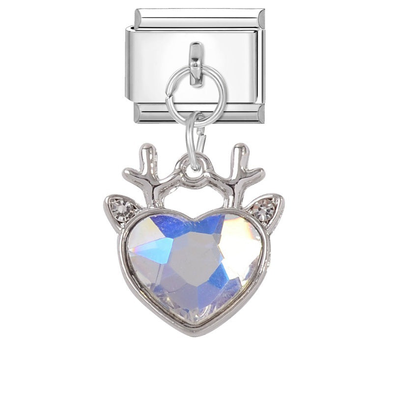 Wholesale Italian Charm Bracelet 9mm DIY Versatile Creative  Stainless Steel Composable Bracelet