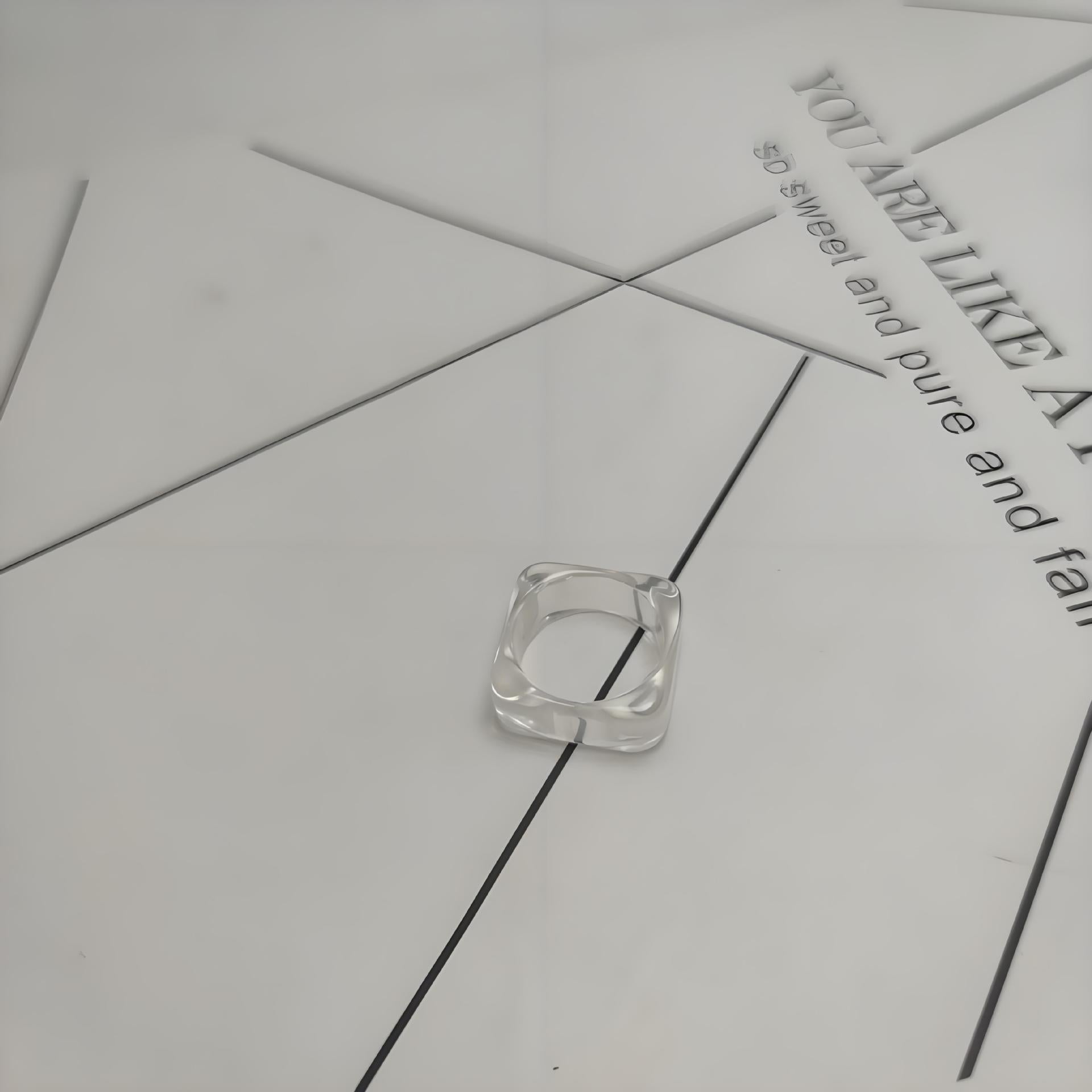Wholesale Glow Transparent Color Rings