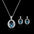 Wholesale  crystal diamond earrings pendant necklace earrings jewelry