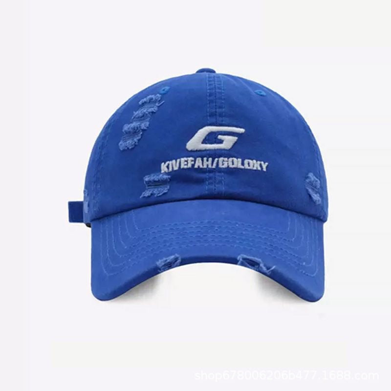 Wholesale Ripped Hip Hop Embroidery Cotton Hat Baseball Cap ACC-HT-HuiYu001