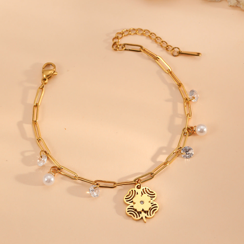 Wholesale Titanium Steel Bracelets Heart Bracelets