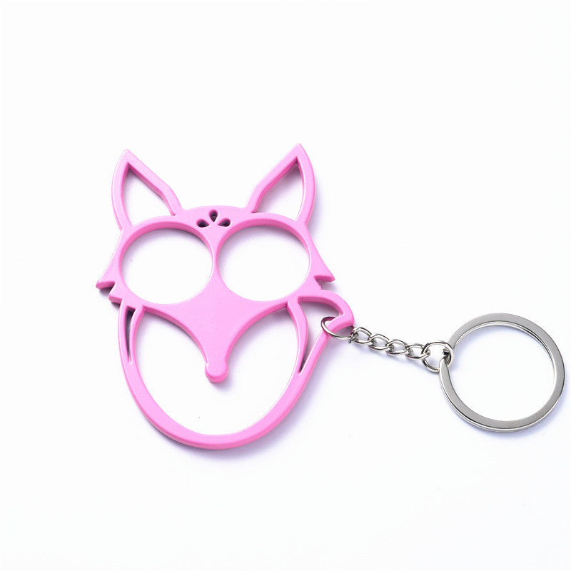 Wholesale Outdoor Fox Metal Pendant Keychain Keychains Accessories ACC-KC-NN001