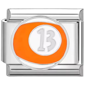 Wholesale  Italian Charm Bracelet 9mm DIY Billiards Snooker  Creative Stainless Steel Composable Bracelet