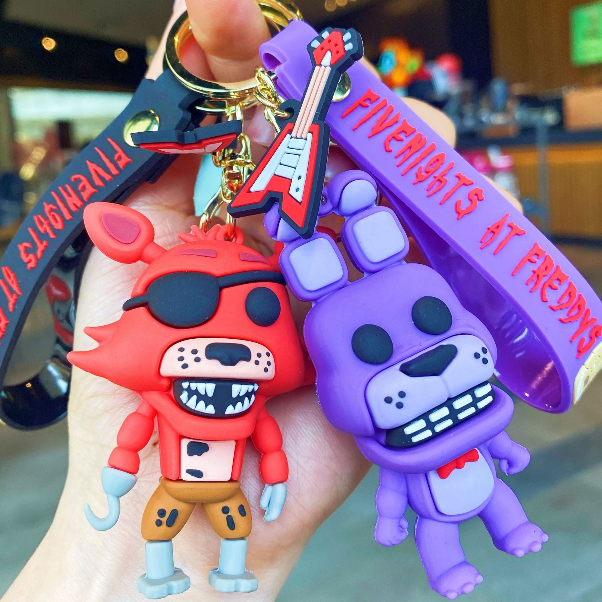 Wholesale Cartoon Anime Horror Silicone Keychains ACC-KC-MingTian002