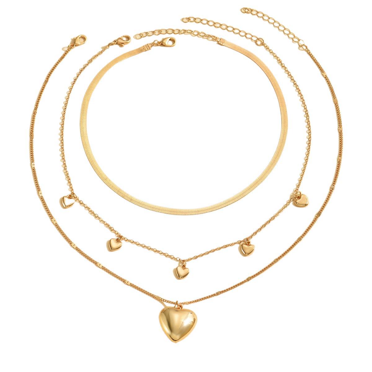 Collana a catena con nappa e clavicola a forma di cuore all'ingrosso