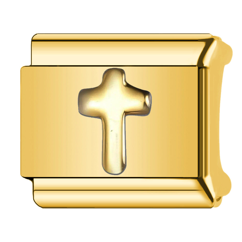 Wholesale Italian Charm Bracelet 9mm DIY  cat paw   Creative Stainless Steel Composable Bracelet