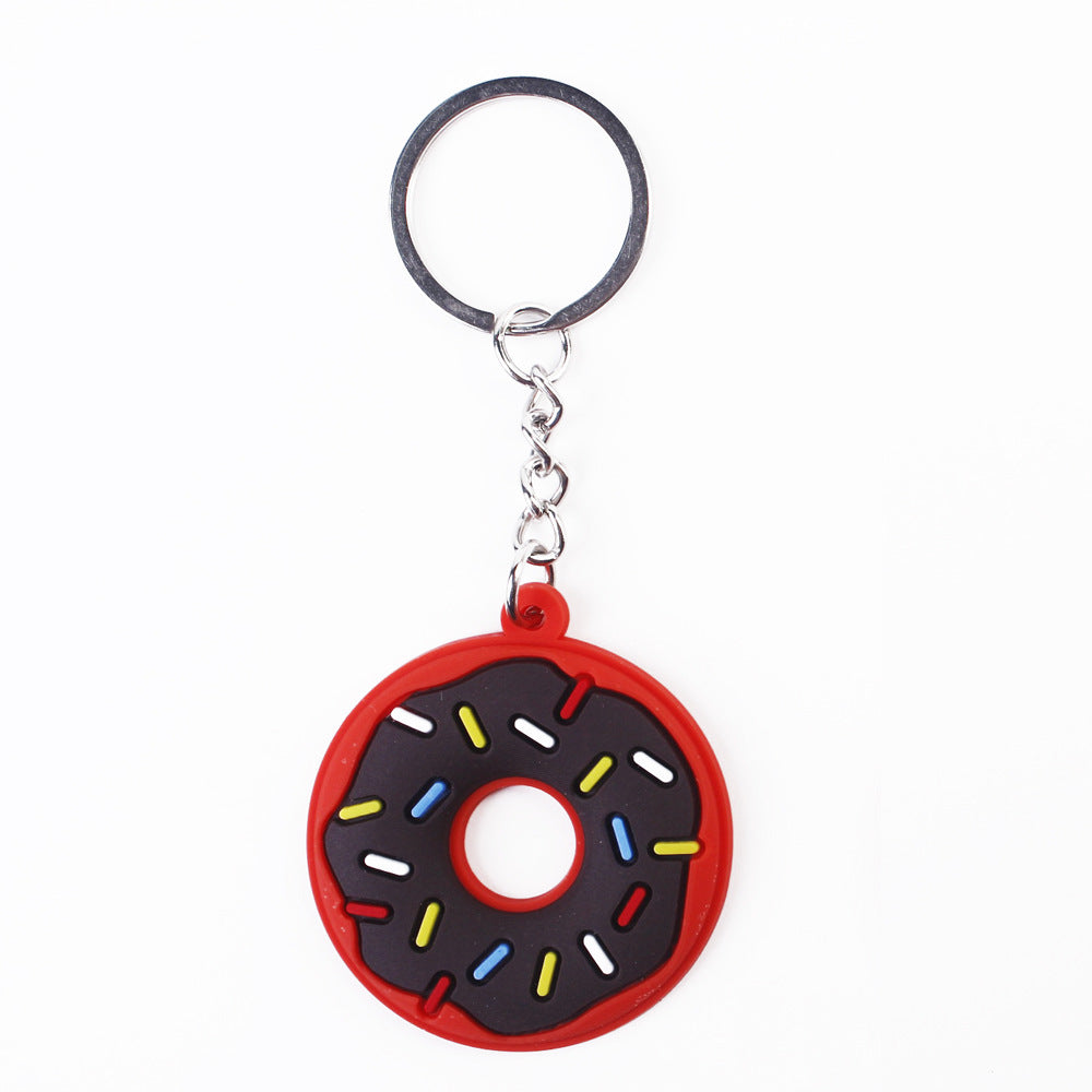 Wholesale PVC Donut Keychain