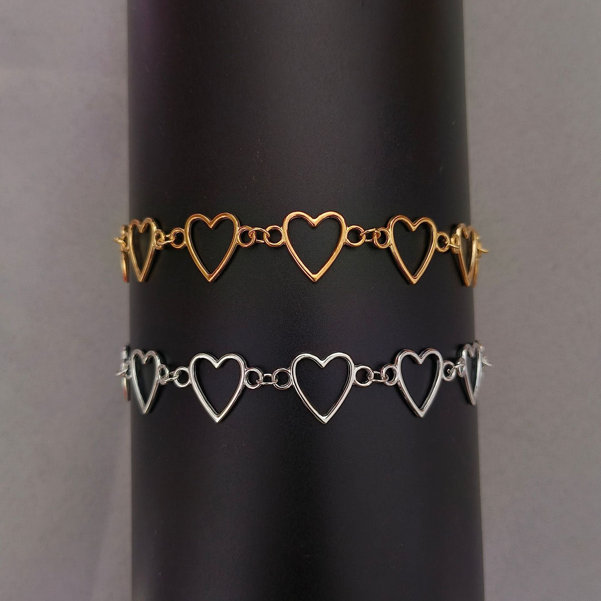 Wholesale  Beach Holiday Style Hollow Heart-shaped Anklet