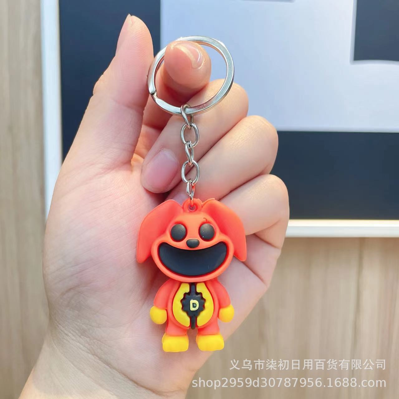 Wholesale Cartoon Cute Silicone Keychains ACC-KC-Qichu005