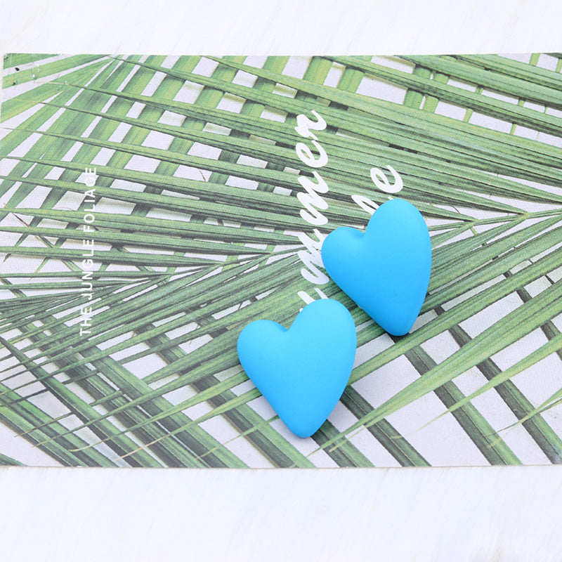 Wholesale Small Heart Valentine's Day Acrylic Earrings