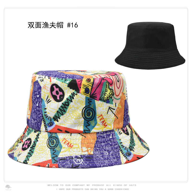 Wholesale Vintage Printed Polyster Bucket Hat ACC-HT-XuP009